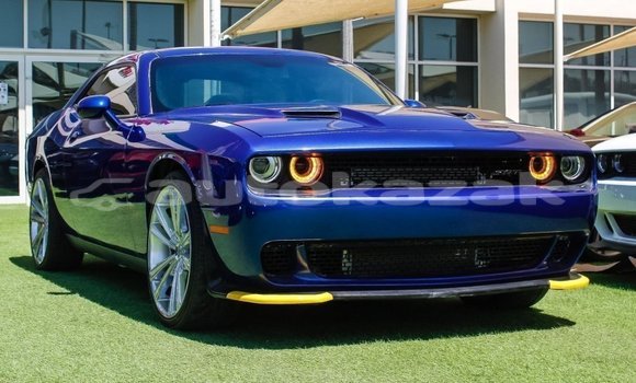 Buy Import Dodge Challenger Blue Car in Import - Dubai in Akmecet