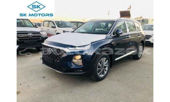 Buy Import Hyundai Santa Fe Blue Car in Import - Dubai in Akmecet