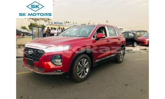 Buy Import Hyundai Santa Fe Red Car in Import - Dubai in Akmecet
