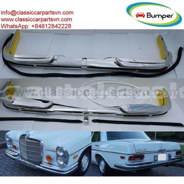 Big with watermark mercedes benz w108 w109 bumpers with rubber 1