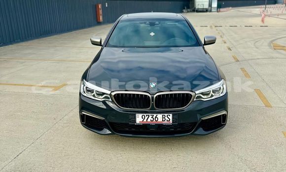 Buy Used BMW 5–Series Blue Car in Georgiyev in Taraz