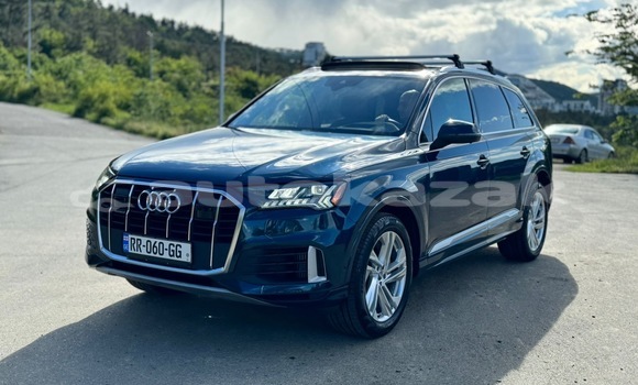 Buy Used Audi Q7 Blue Car in Georgiyev in Taraz