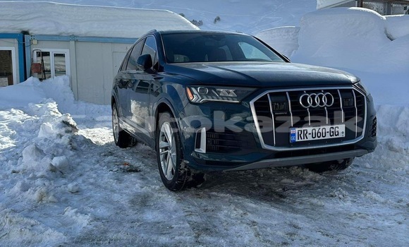 Buy Used Audi Q7 Blue Car in Georgiyev in Taraz Buy Used Audi Q7 Blue Car in Georgiyev in Taraz