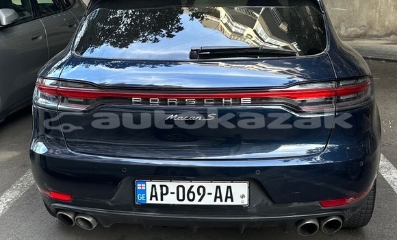 Buy Used Porsche Macan Blue Car in Georgiyev in Taraz