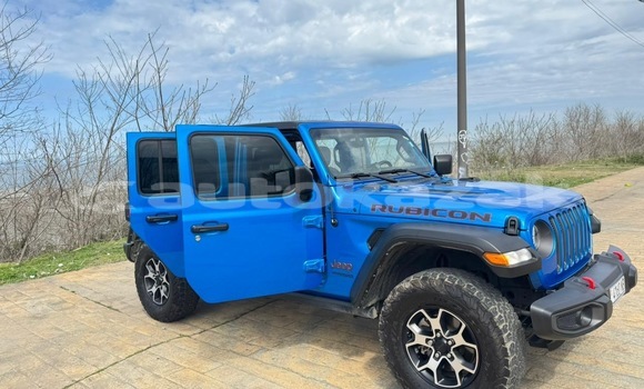 Buy Used Jeep Wrangler Blue Car in Georgiyev in Taraz