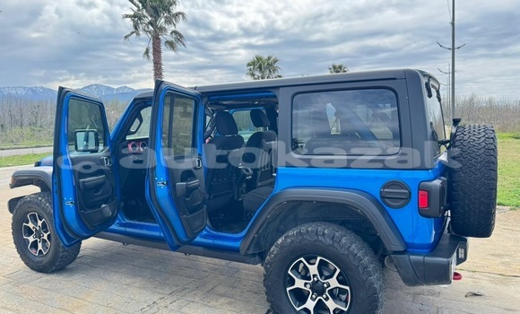 Buy Used Jeep Wrangler Blue Car in Georgiyev in Taraz Buy Used Jeep Wrangler Blue Car in Georgiyev in Taraz