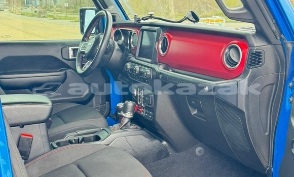 Buy Used Jeep Wrangler Blue Car in Georgiyev in Taraz Buy Used Jeep Wrangler Blue Car in Georgiyev in Taraz