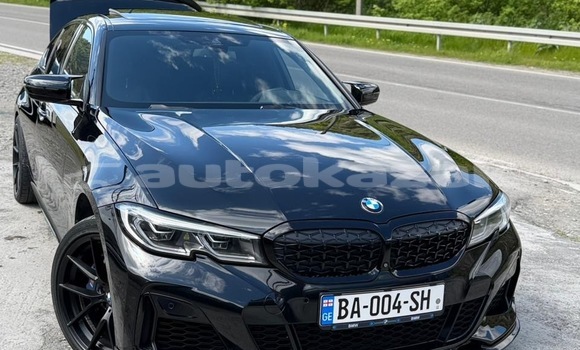 Buy Used BMW 3er Black Car in Georgiyev in Taraz