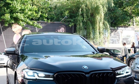 Buy Used BMW 5–Series Black Car in Georgiyev in Taraz