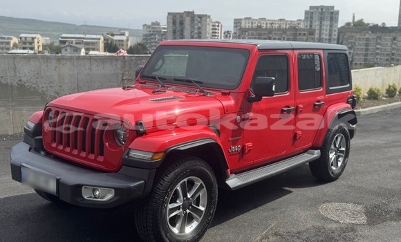 Buy Used Jeep Wrangler Red Car in Georgiyev in Taraz