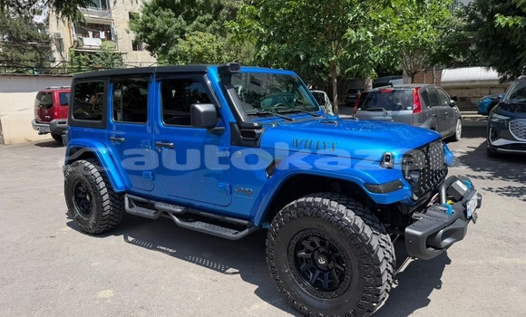 Buy Used Jeep Wrangler Blue Car in Georgiyev in Taraz Buy Used Jeep Wrangler Blue Car in Georgiyev in Taraz