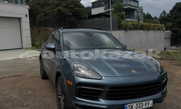 Buy Used Porsche Cayenne Blue Car in Georgiyev in Taraz Buy Used Porsche Cayenne Blue Car in Georgiyev in Taraz