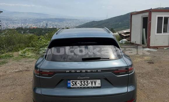 Buy Used Porsche Cayenne Blue Car in Georgiyev in Taraz Buy Used Porsche Cayenne Blue Car in Georgiyev in Taraz