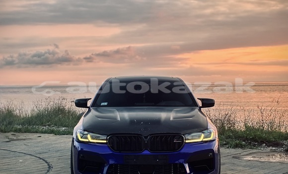Buy Used BMW 5–Series Blue Car in Karatau in Taraz