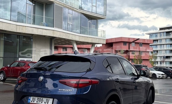 Buy Used Alfa Romeo Stelvio Blue Car in Georgiyev in Taraz Buy Used Alfa Romeo Stelvio Blue Car in Georgiyev in Taraz