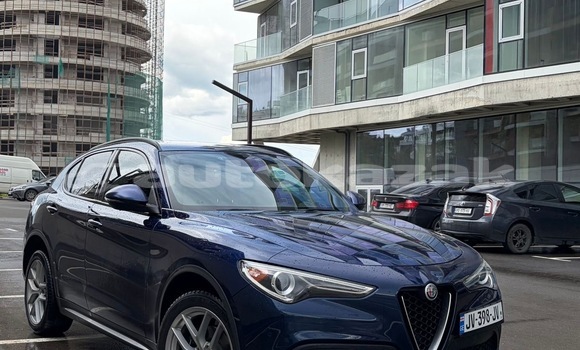 Buy Used Alfa Romeo Stelvio Blue Car in Georgiyev in Taraz Buy Used Alfa Romeo Stelvio Blue Car in Georgiyev in Taraz