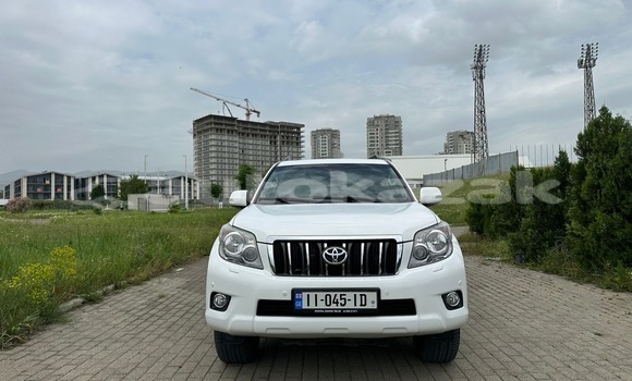 Buy Used Toyota Land Cruiser Prado White Car in Georgiyev in Taraz