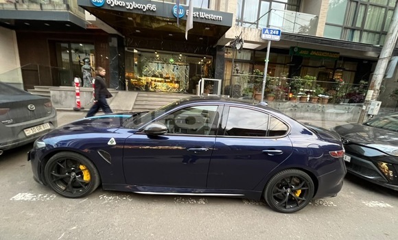 Buy Used Alfa Romeo Giulia Blue Car in Georgiyev in Taraz Buy Used Alfa Romeo Giulia Blue Car in Georgiyev in Taraz